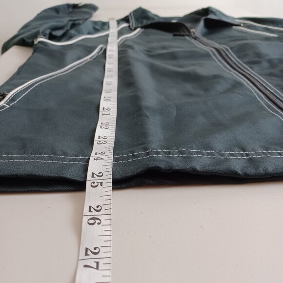 Shoreline Sportswear Black White Striped Jacket - Picture 15 of 16